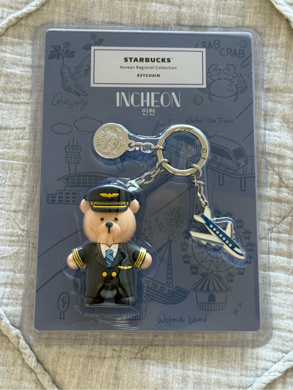 Starbucks Korean Regional Collection Keychain (Incheon)
